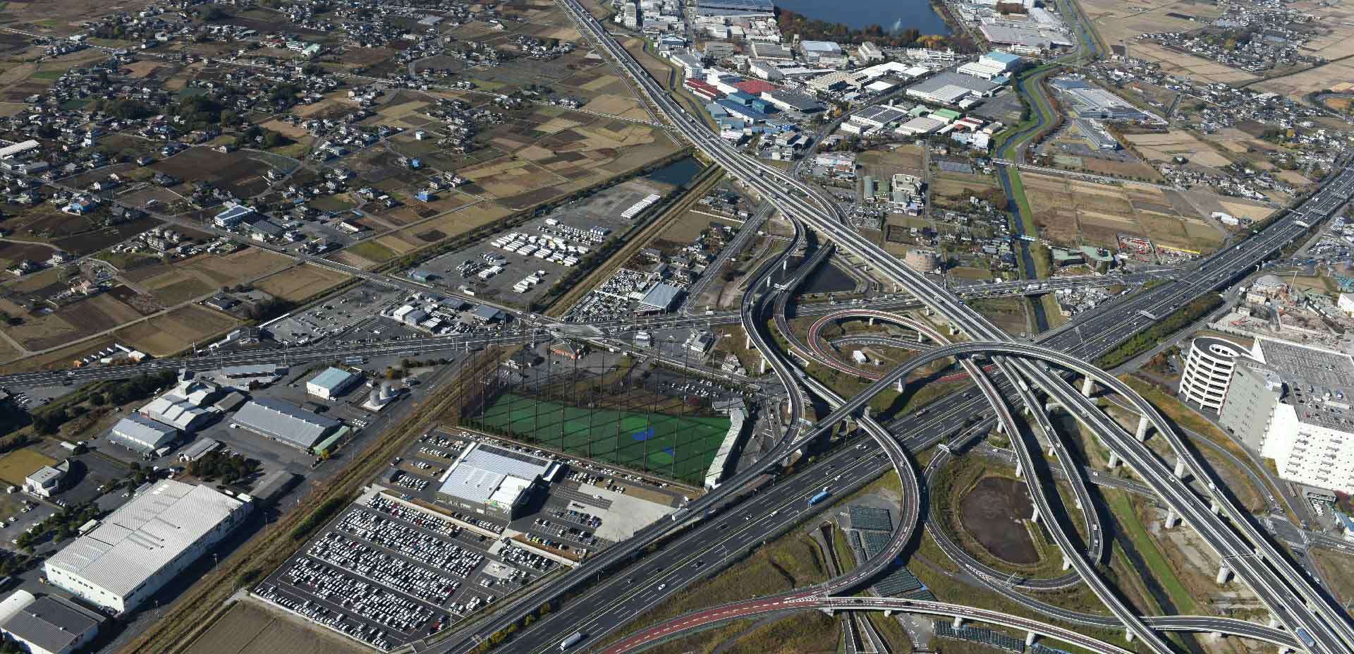 画像：久喜白岡ジャンクション