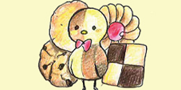 イラスト：クッキー甲子園イメージキャラクター　くきぴー