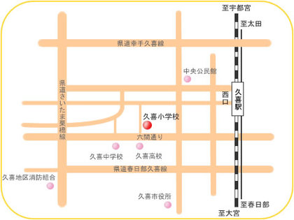地図：つどいの広場　案内図