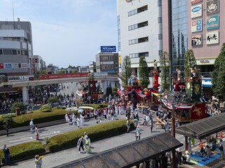 写真：お祭りの人形