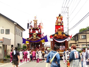 上清久「天王様」提燈祭り昼の部の写真1