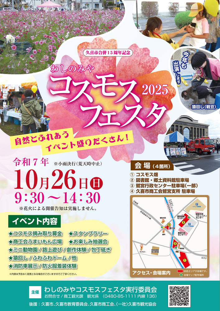 コスモスフェスタ2025チラシの画像