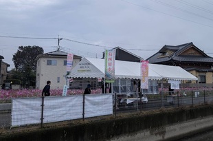当日の様子の写真4（葛西用水パネル展示）