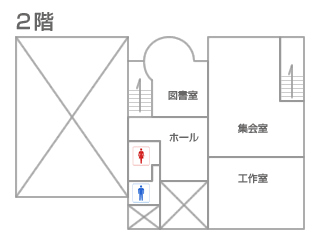 図面：児童センター　2階