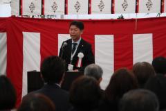 写真：工事請負業者等主催の安全祈願祭