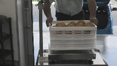 農産物納品の写真：農産物納品の様子1
