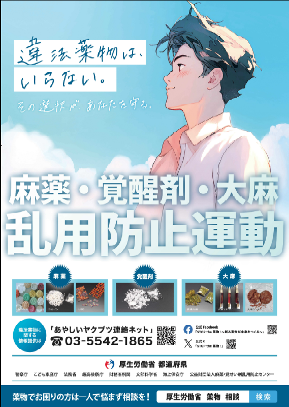 ポスター：乱用防止運動
