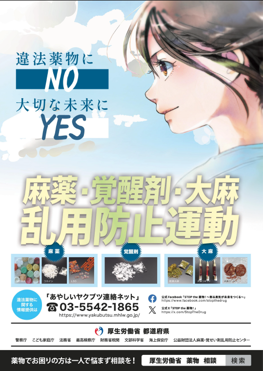 ポスター：乱用防止運動