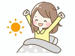イラスト：質の良い睡眠からの目覚め