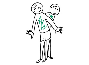 イラスト：こども笑顔