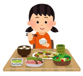 イラスト：朝ごはん