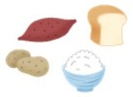 イラスト：炭水化物の食品