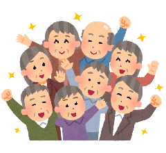 イラスト：元気な高齢者