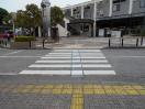 写真:久喜駅西口駅前広場 朝日バス停南側