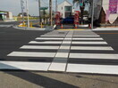 写真:久喜駅東口大通り(市道久喜2号線)・いちょう通り(市道久喜12号線)交差点