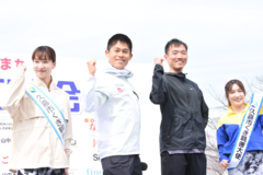 写真:トークショーにて