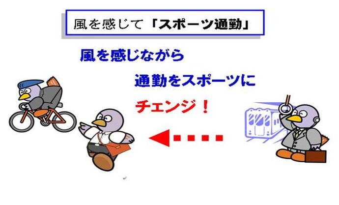 イラスト：スポーツ通勤