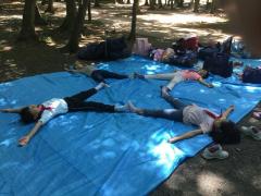 写真:宿泊訓練