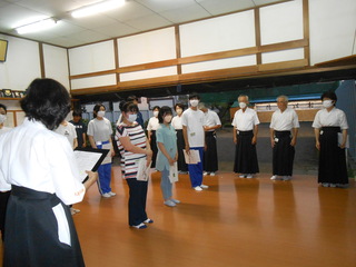 写真：開講式