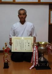 写真：優勝した望月衛選手