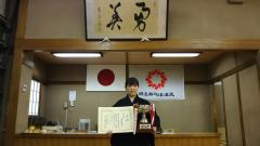 写真:優勝した大垣朋子さん