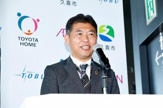 写真：梅田市長の挨拶