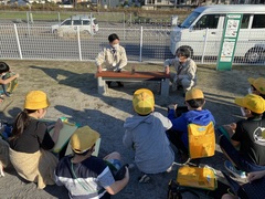 写真:見学風景