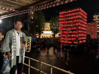 写真:久喜提燈祭り