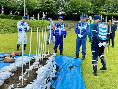 写真:水防訓練