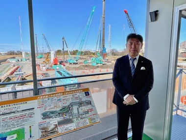写真:工事現場見学