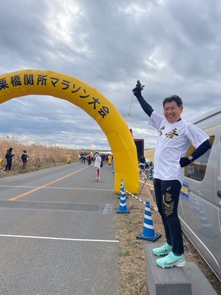 写真:マラソン参加