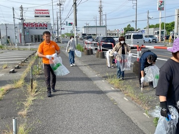 写真:ゴミゼロクリーン運動