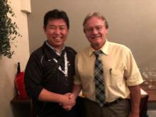 写真:ローズバーグ市長ラリー・リッチ氏と懇談