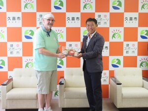 写真:市役所訪問