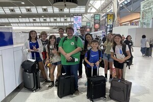 写真：成田国際空港にて