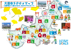 ポスターの写真：久喜市SDGsマップ（表）