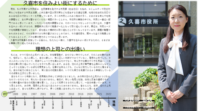 リーフレット：市民部長