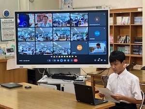 写真:久喜東中学校での実施風景4