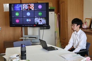 写真:栗橋西中学校での実施風景3