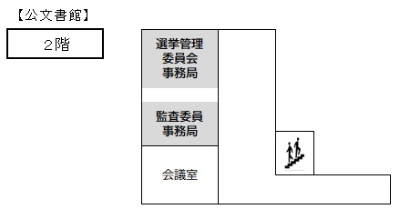 フロア図：公文書館2階