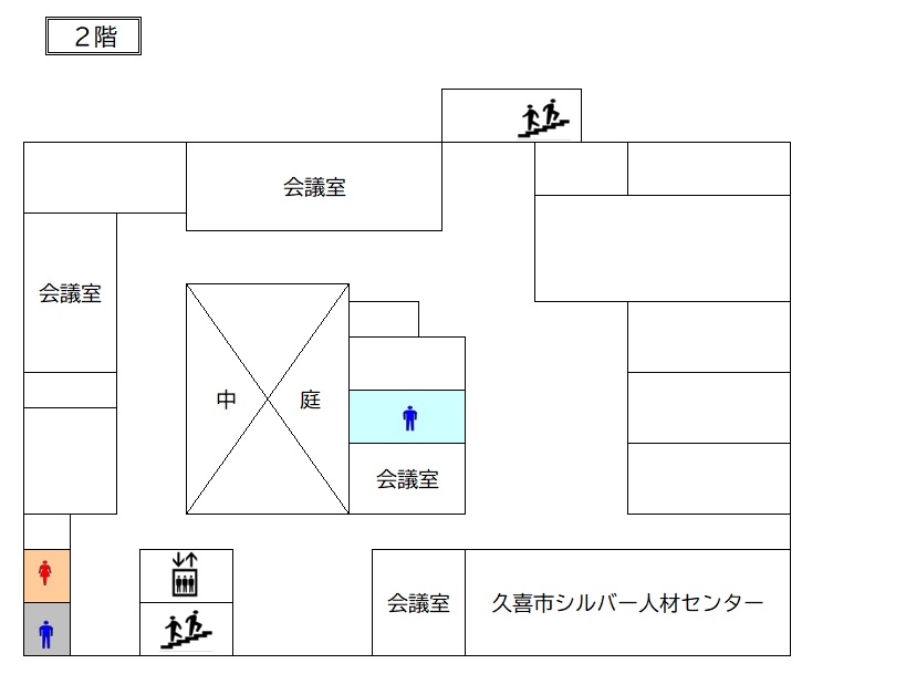 フロア図:栗橋行政センター2階