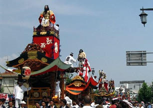 写真：久喜提燈祭り