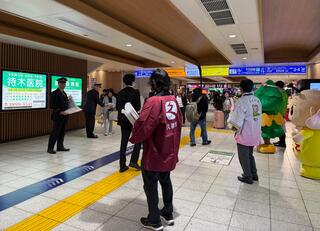 写真：日光街道埼玉六宿連携スタンプラリーPRイベントの2