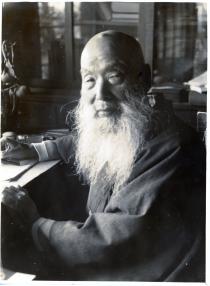 写真：晩年の本多静六博士