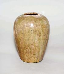 写真:灰釉瓶子(蔵骨器)