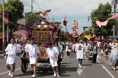 写真:久喜八雲神社の山車行事2
