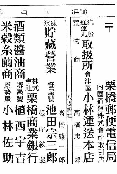画像：　『埼玉県営業便覧』の笹屋