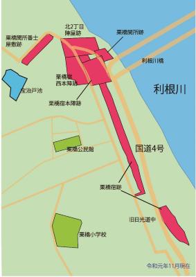 地図:遺跡