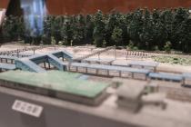 写真:野辺地駅模型