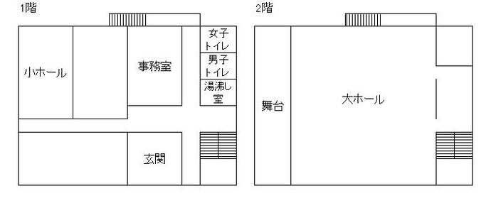 イラスト：花みずき会館のフロア図